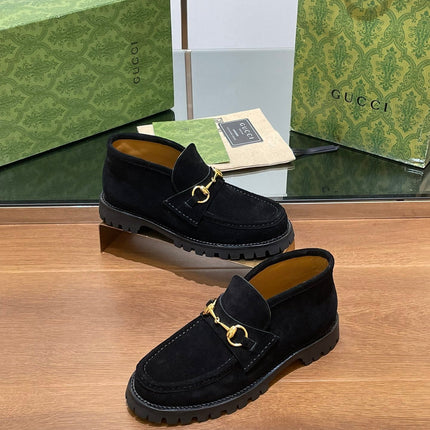 WOMEN'S HORSEBIT ANKLE BOOT IN BLACK SUEDE